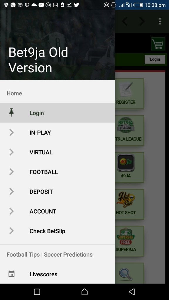 1 Screenshot 20200111 223832 - Bet9ja Mobile App Old Version (Original)