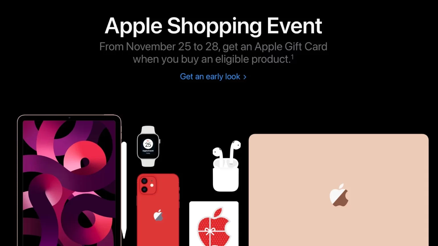 apple shopping event 2022 1536x864 - Apple to hold a Black Friday special shopping event starting November 25