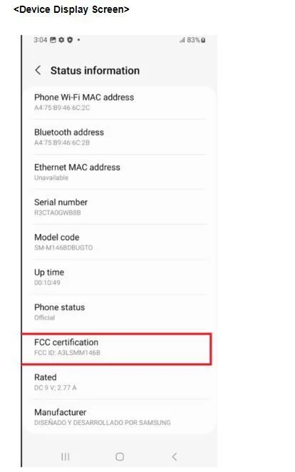 Samsung M14 Label - Samsung Galaxy M14 5G spotted on FCC certification site