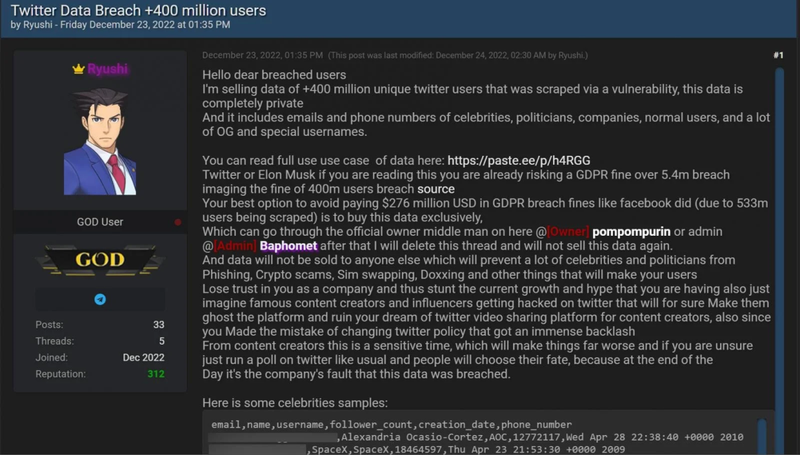 image 13 1160x660 - Hackers leaked the email addresses of 235 million Twitter users
