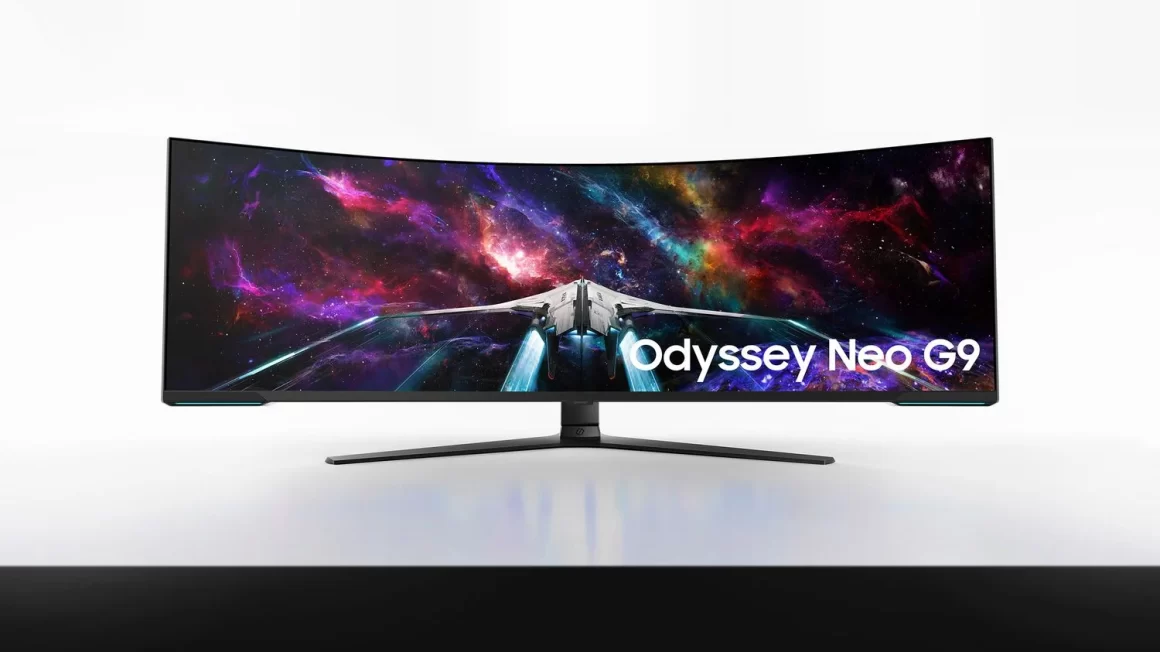 samsung odyssey neo g9 monitor 2 1160x652 - CES 2023 will include Samsung's first dual 4K gaming monitor