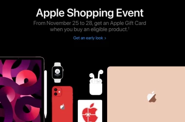 apple shopping event 2022 380x250 - Apple to hold a Black Friday special shopping event starting November 25