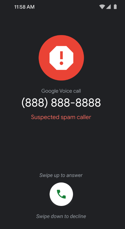 image 80 - Google Voice will now warn users of suspected spam calls