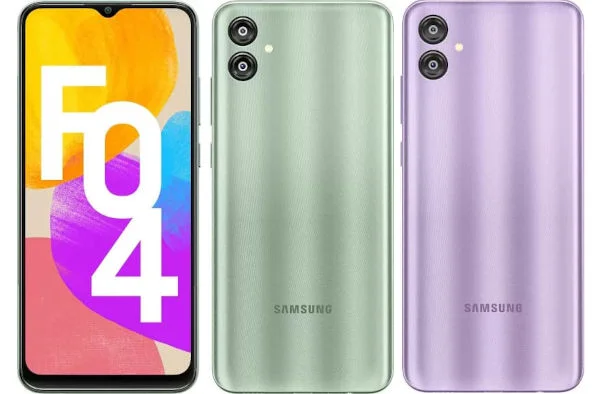 Samsung Galaxy F04 in colors 1 - Samsung launches Galaxy F04 with 5,000mAh: Check price & specs
