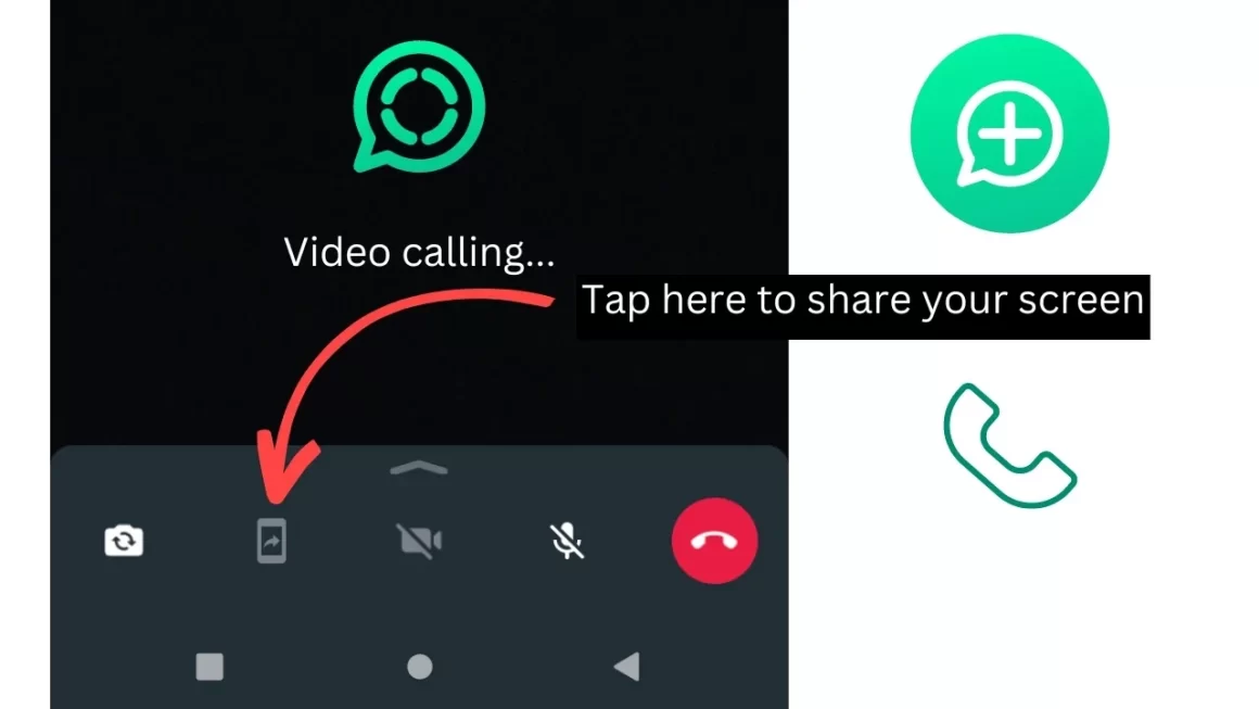 How to share screen on whatsapp video caling 1160x653 - Here's how to share your WhatsApp screen