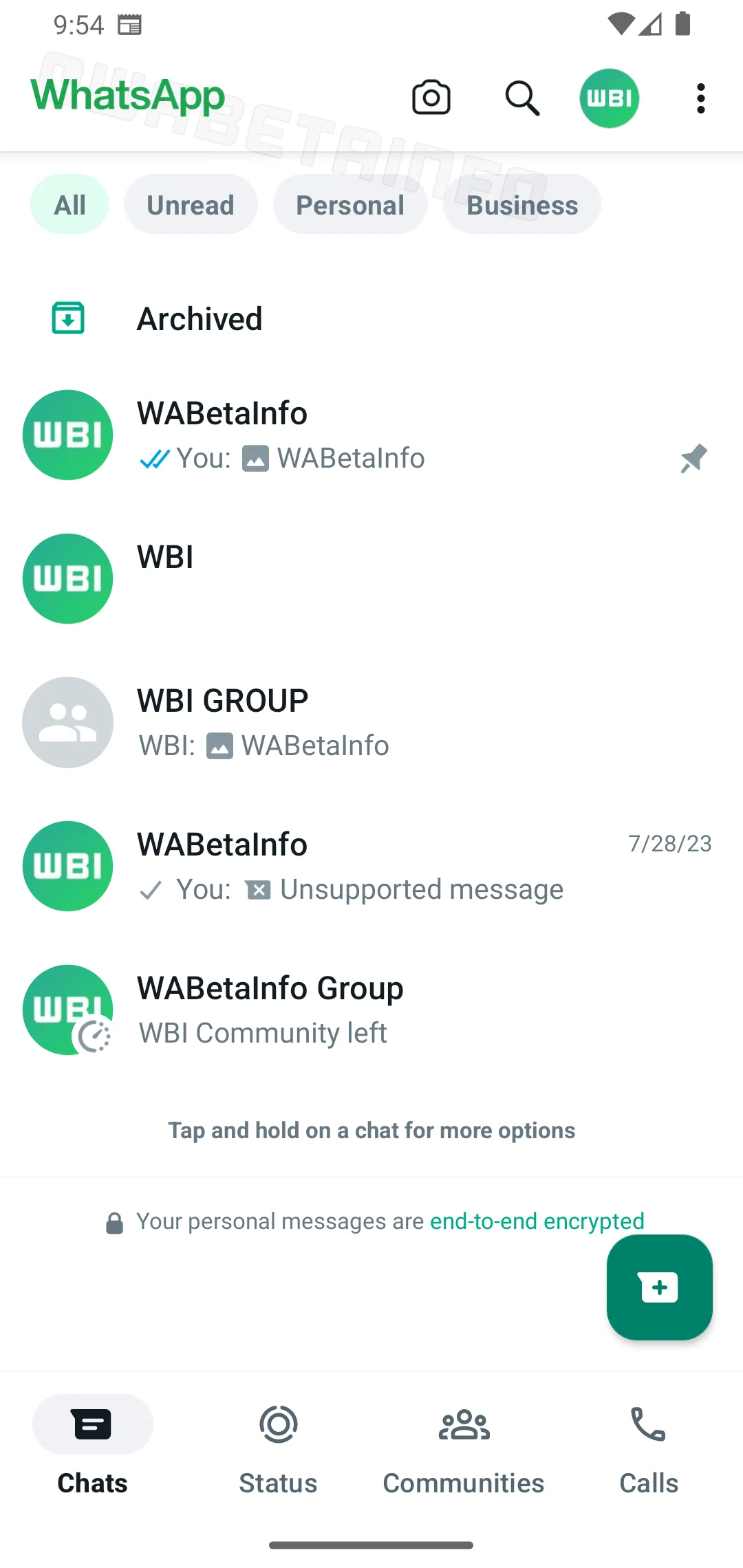 WA NEW INTERFACE WITH GREEN APP LOGO ANDROID - Soon WhatsApp is Updating its Interface with a New Look