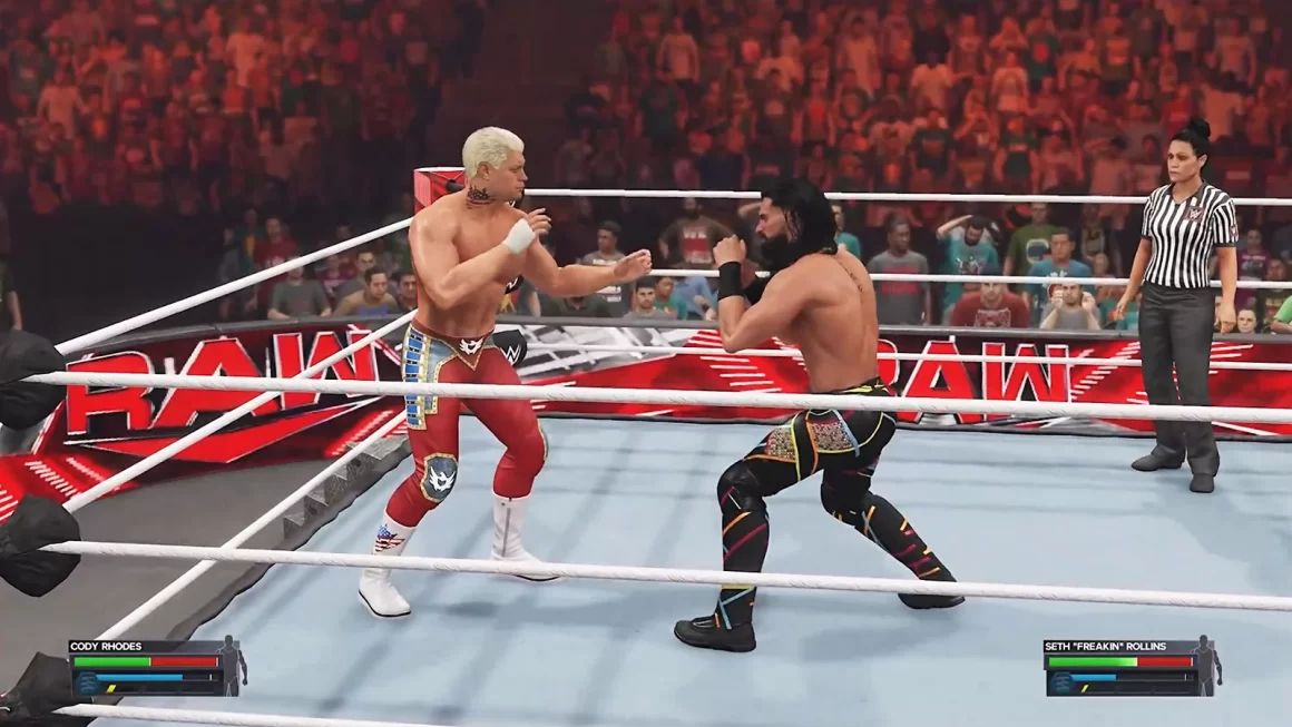 WWE 2k23 PPSSPP ISO file & Data (PS4 Camera) Highly compressed