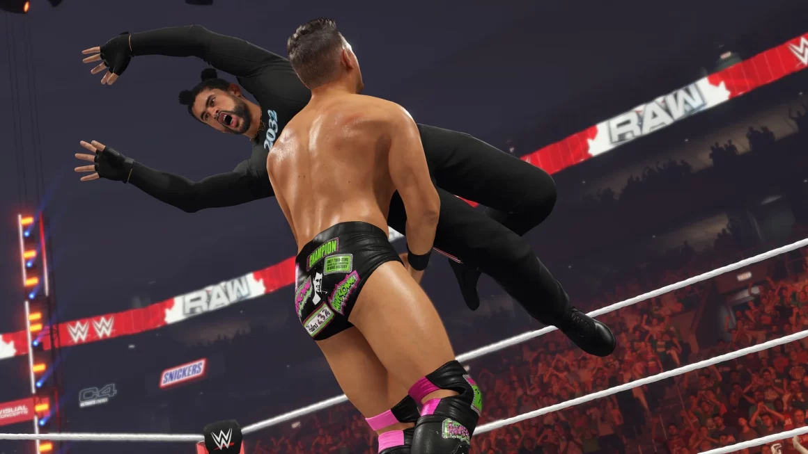 www digitaltrends com wwe 2k23 bad bunny 1160x653 - WWE 2k23 PPSSPP ISO file & Data (PS4 Camera) Highly compressed