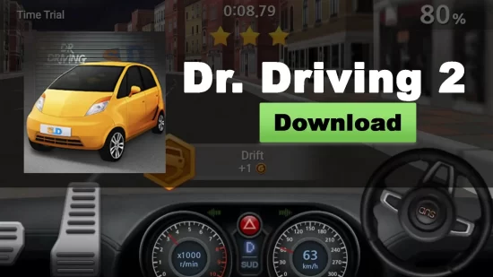Dr Driving 2 APK 1 550x309 - Dr Driving 2 Mod Apk V1.61 (All Cars Unlocked) Latest Version