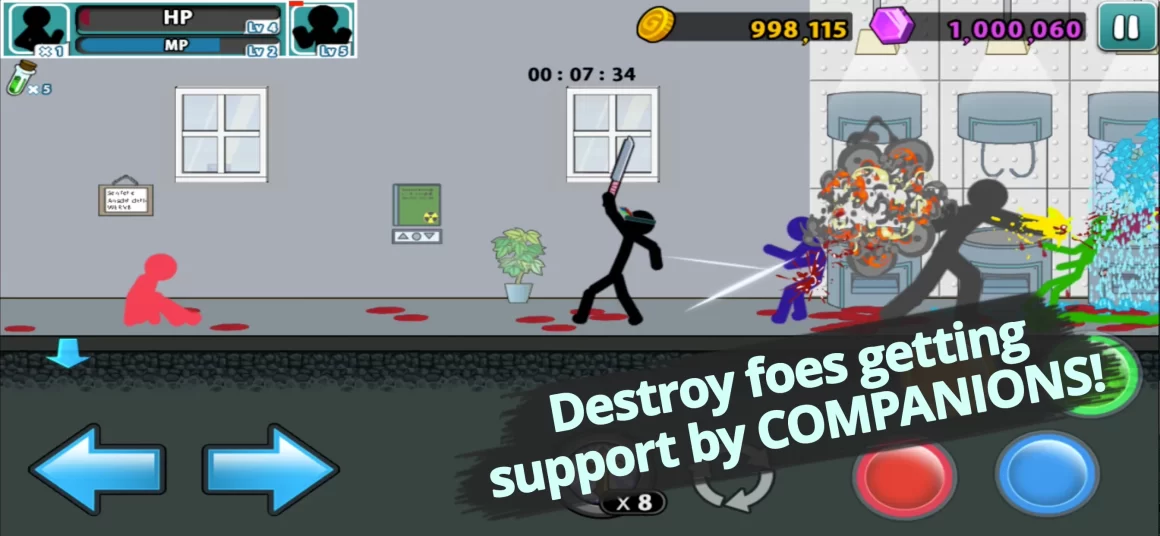 Anger Of Stick 5 Mod Apk (Unlimited Money & Health)